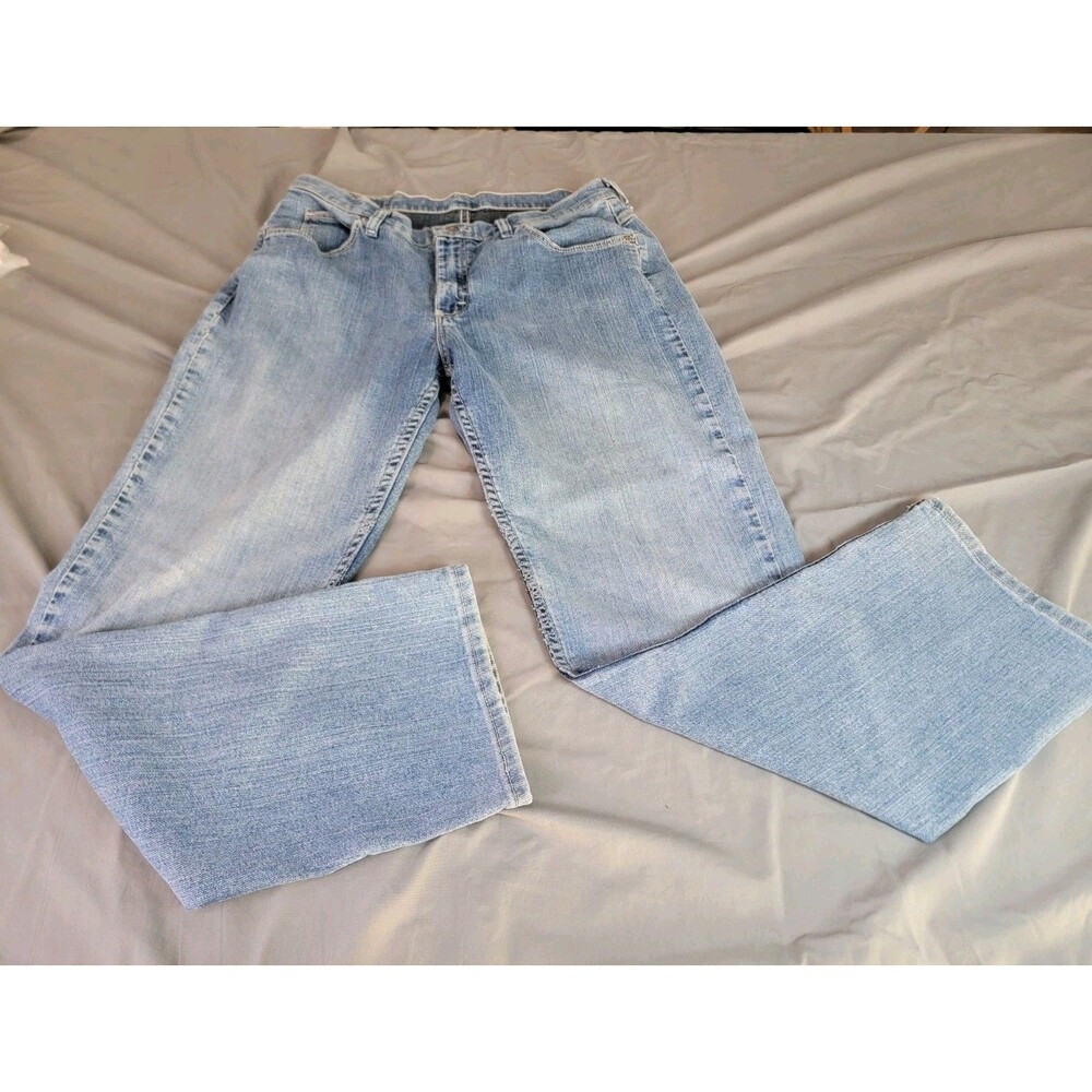 Riders by Lee Women’s 14 M Light Wash Wide Leg Jeans 30x30 Denim Pants
